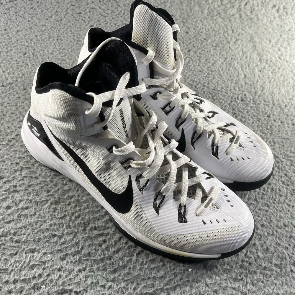 Nike Hyperdunk 2014 TB Lunarlon White Black Basketball Shoes 653483-100 Men’s 12
